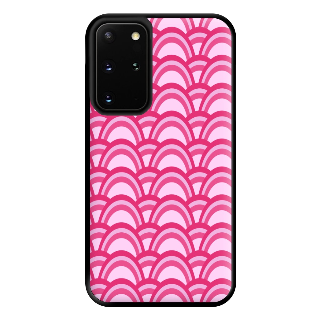 Purple Pink Abstract Pattern Phone Case for Galaxy S20 Plus