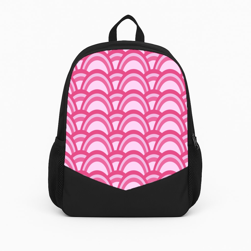 Purple Pink Abstract Pattern Backpack