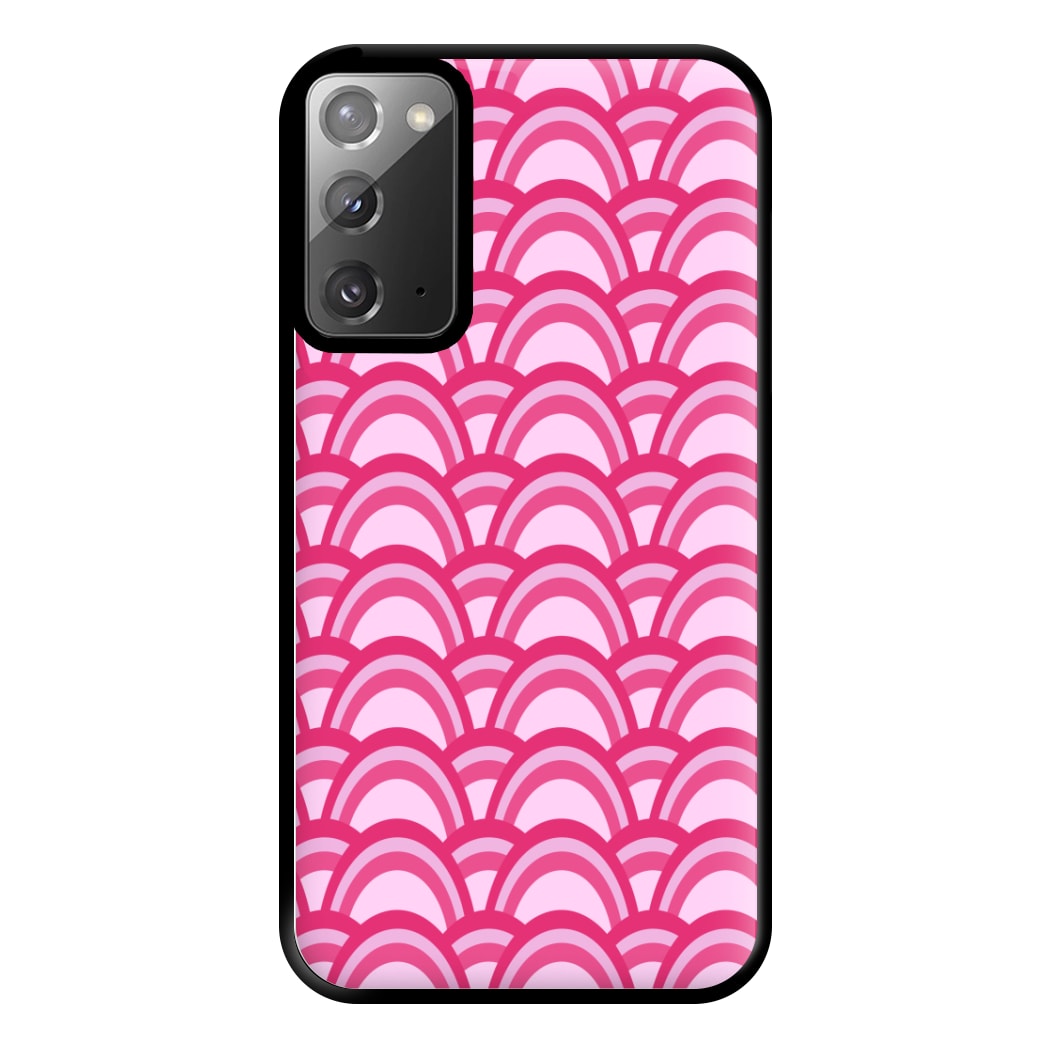 Purple Pink Abstract Pattern Phone Case for Galaxy Note 20 Ultra