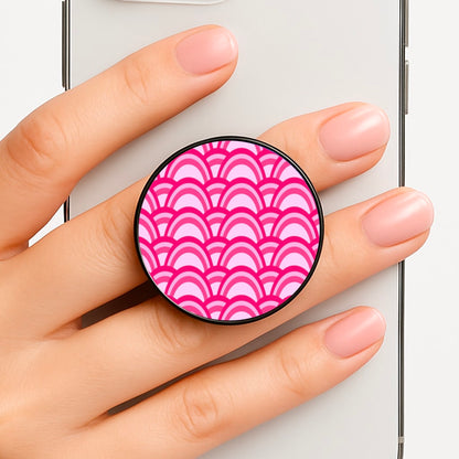 Purple Pink Abstract Pattern Phone Grip