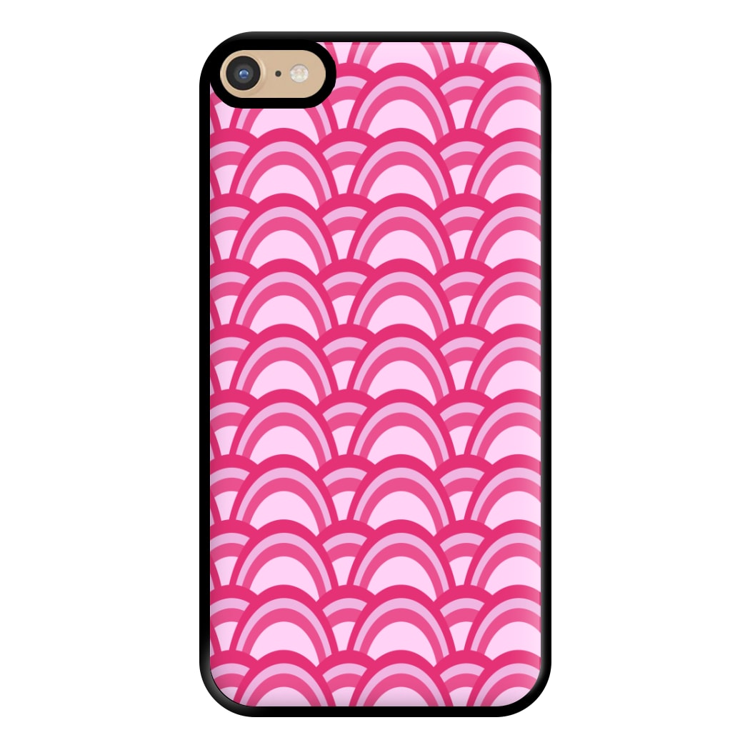 Purple Pink Abstract Pattern Phone Case for iPhone 6 Plus / 7 Plus / 8 Plus