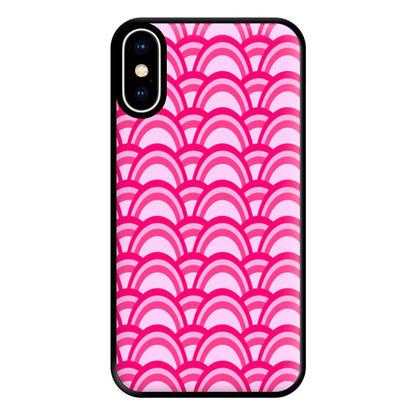 Purple Pink Abstract Pattern Phone Case for iPhone XS Max