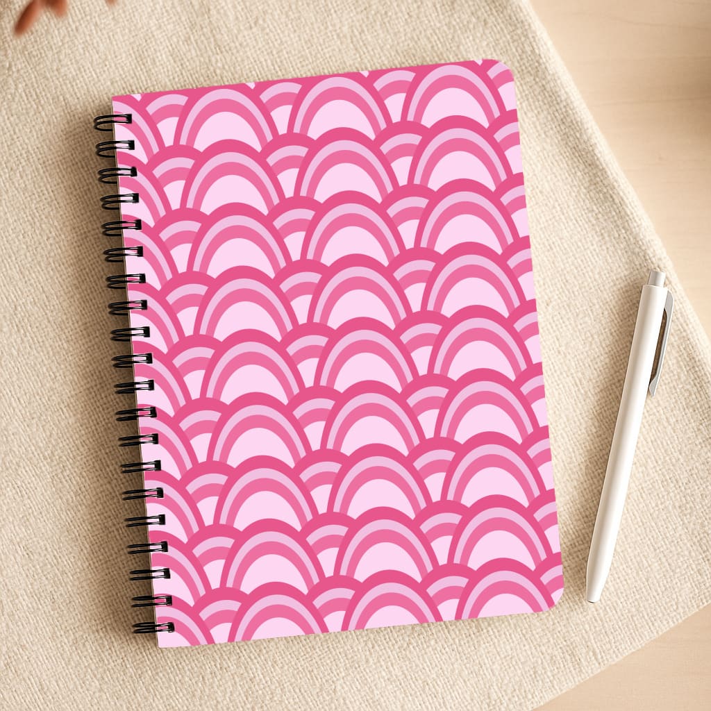 Purple Pink Abstract Pattern Notepad