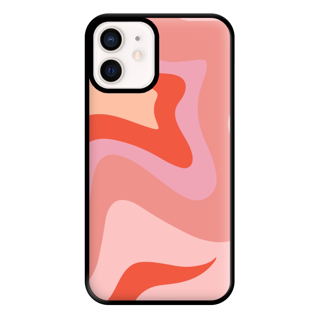 Abstract Pink And Purple Phone Case for iPhone 13 Mini