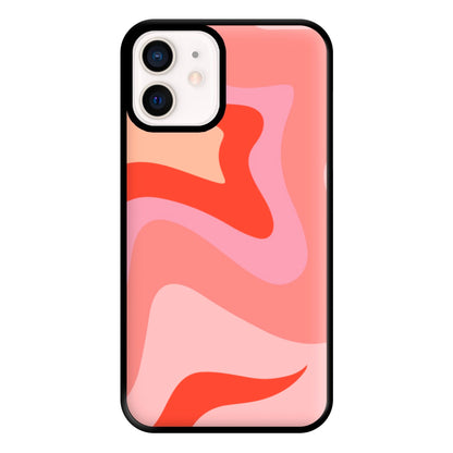 Abstract Pink And Purple Phone Case for iPhone 13 Mini