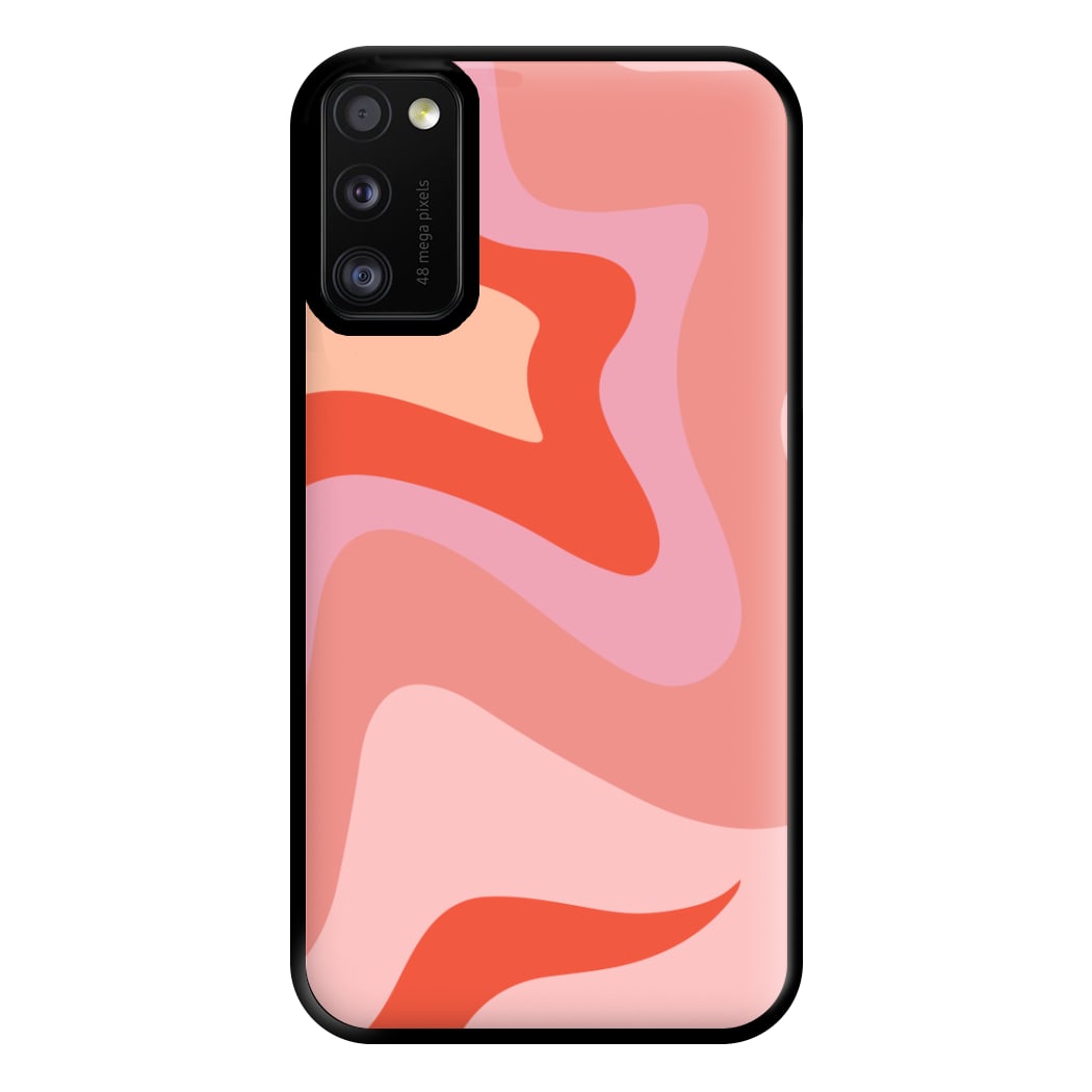 Abstract Pink And Purple Phone Case for Galaxy A41