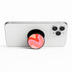 Abstract Pink And Purple Phone Stand