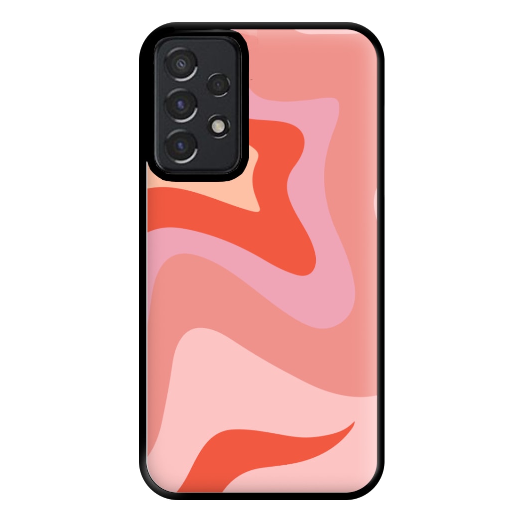 Abstract Pink And Purple Phone Case for Galaxy A52 / A52s