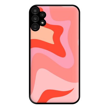 Abstract Pink And Purple Phone Case for Galaxy A13