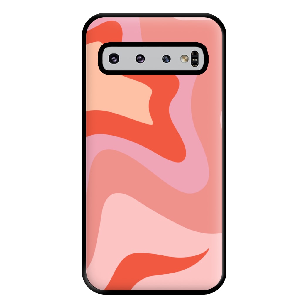 Abstract Pink And Purple Phone Case for Galaxy S10 Plus