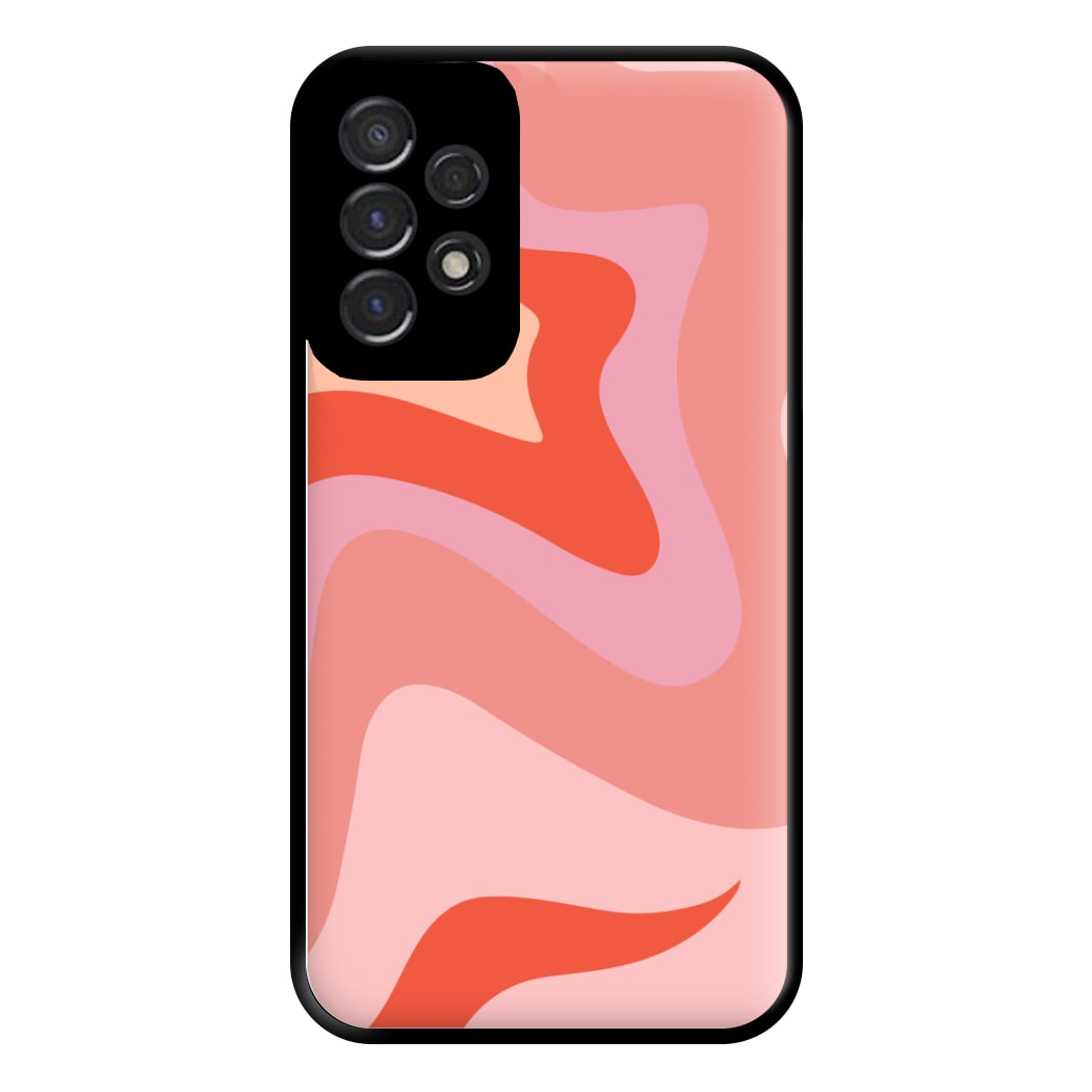 Abstract Pink And Purple Phone Case for Galaxy A53