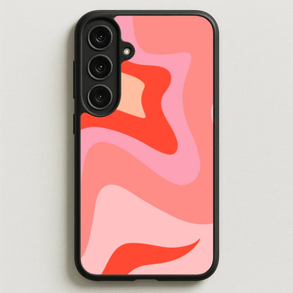 Abstract Pink And Purple Phone Case for Galaxy S25FE