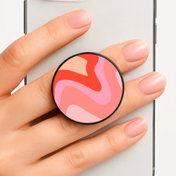 Abstract Pink And Purple Phone Grip