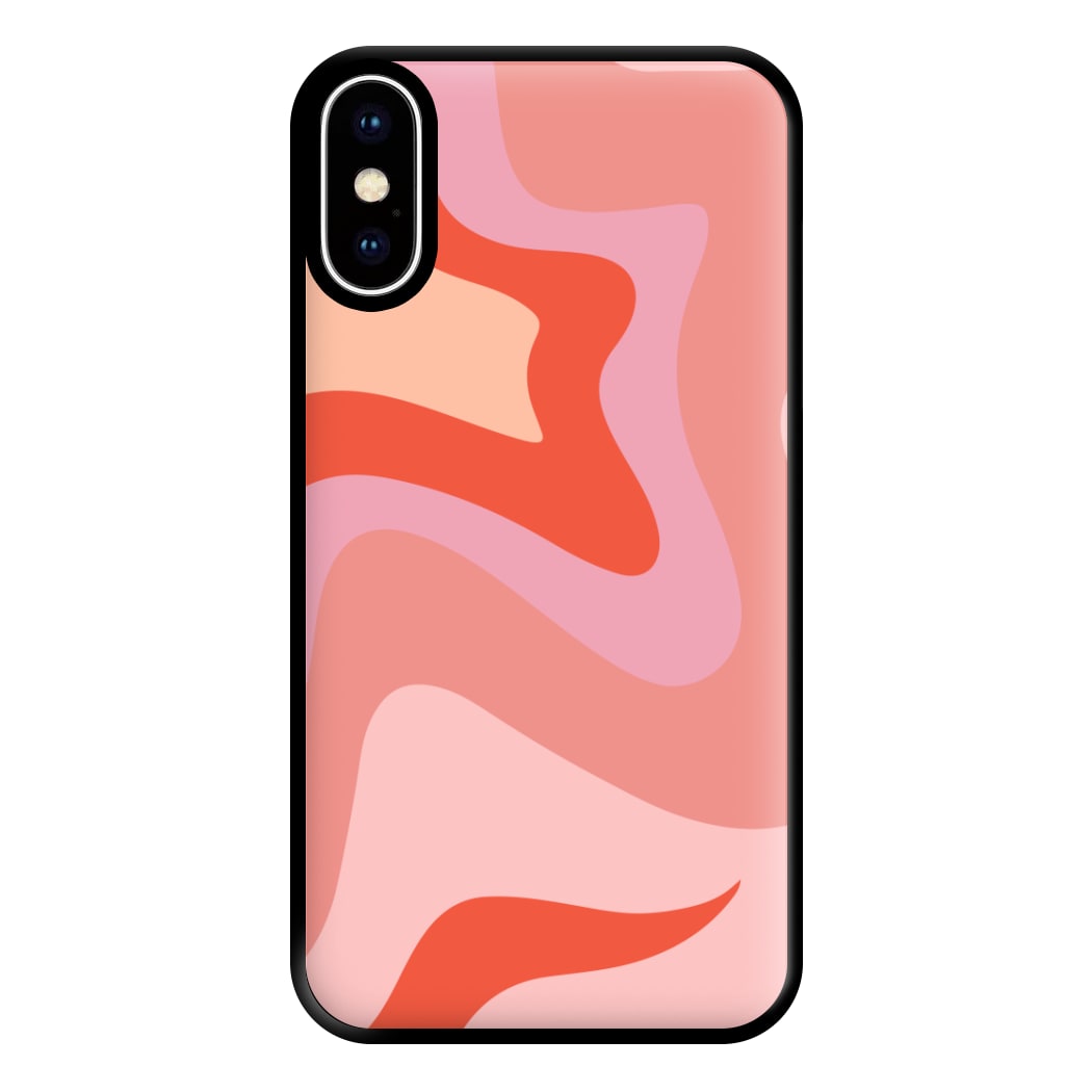 Abstract Pink And Purple Phone Case for iPhone XS Max