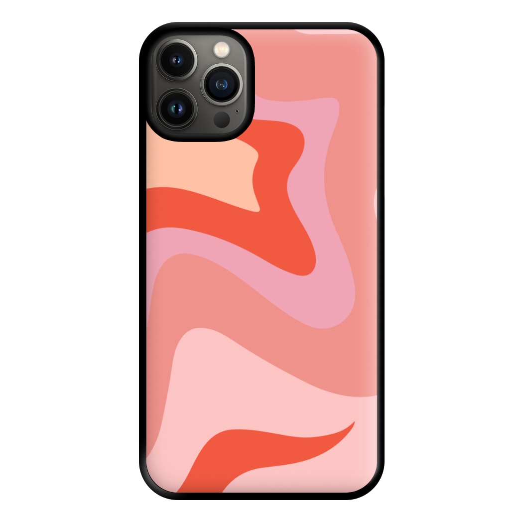 Abstract Pink And Purple Phone Case for iPhone 13