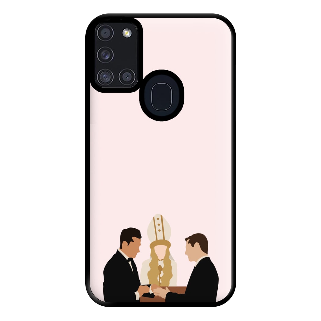 Patrick And David's Wedding Phone Case for Galaxy A21s