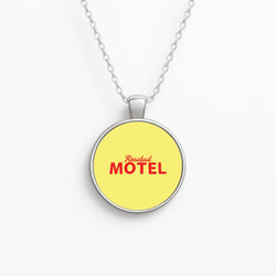 Rosebud Motel Circle Necklace