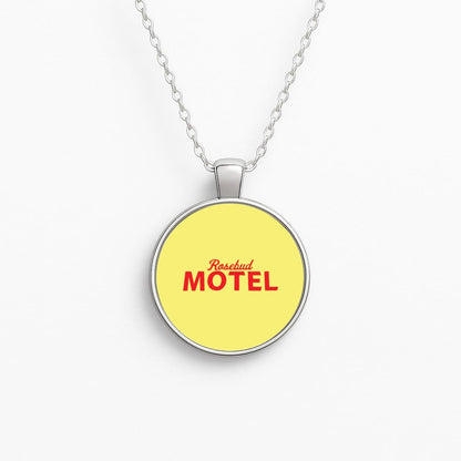 Rosebud Motel Circle Necklace