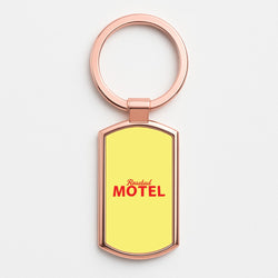 Rosebud Motel Rose Gold Keyring