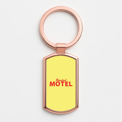 Rosebud Motel Rose Gold Keyring