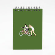 David Riding A Bike Notebook 4