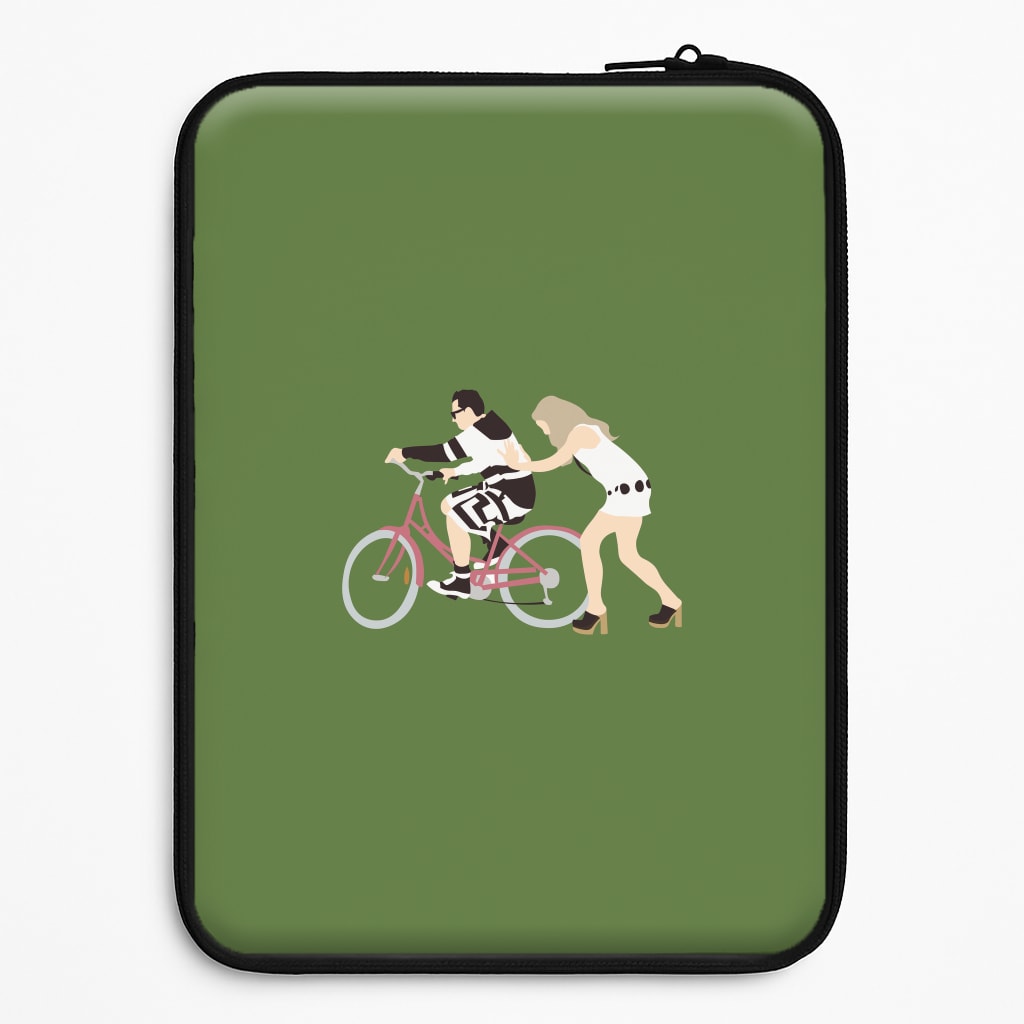David Riding A Bike Laptop Sleeve