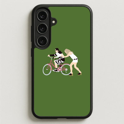 David Riding A Bike Phone Case for Galaxy S25FE