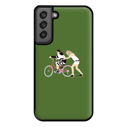 David Riding A Bike Phone Case for Galaxy S21FE