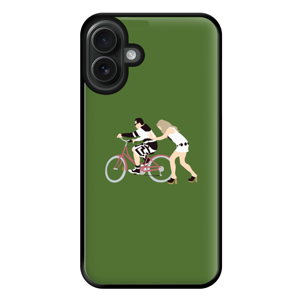 David Riding A Bike Phone Case for iPhone 16 Plus