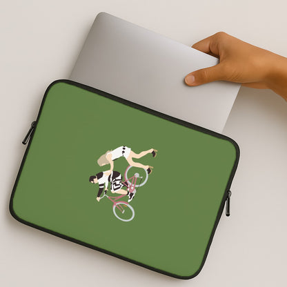 David Riding A Bike MacBook Case