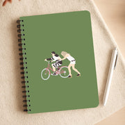 David Riding A Bike Notebook 3