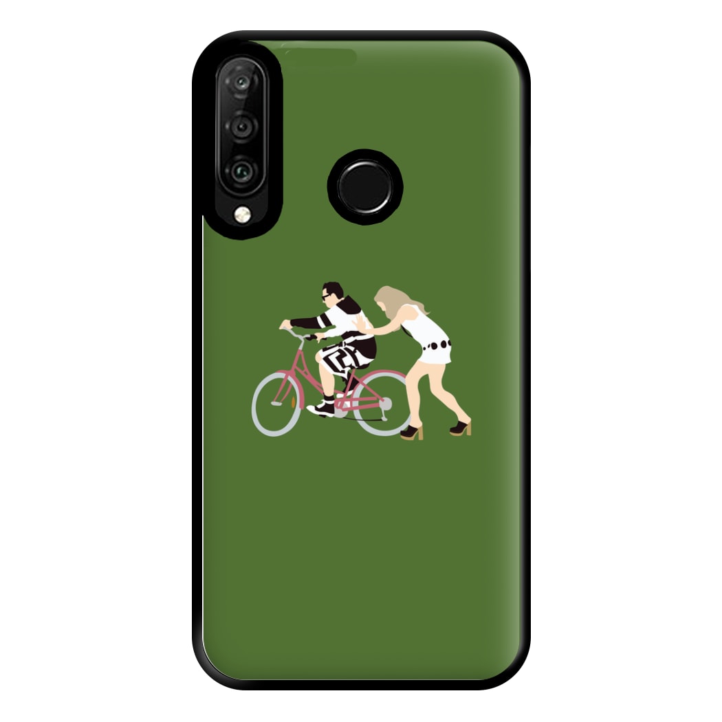 David Riding A Bike Phone Case for Huawei P30 Lite