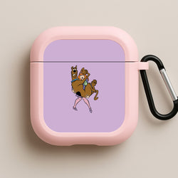 Scared - Scoob Pink AirPods Case