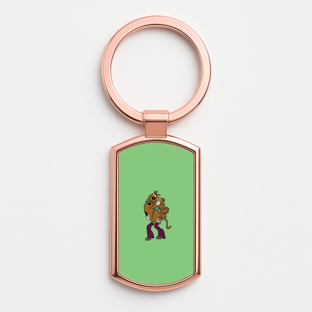 Shaggy And Scooby - Scoob Rose Gold Keyring