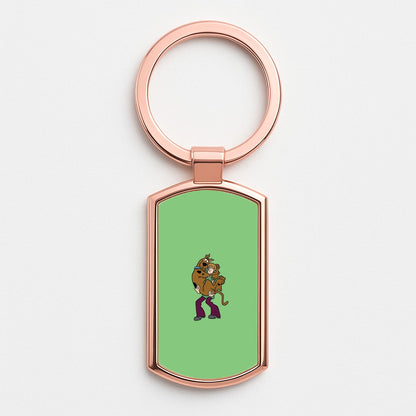 Shaggy And Scooby - Scoob Rose Gold Keyring