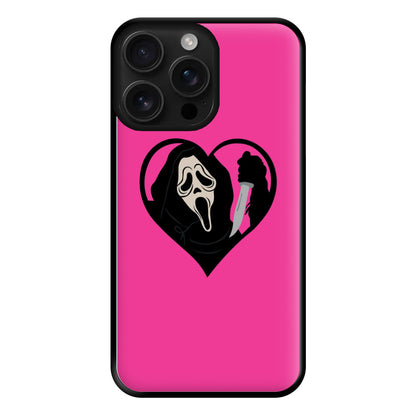 Heart face - Halloween Phone Case for iPhone 16 Pro Max