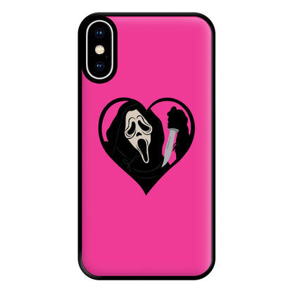 Heart face - Halloween Phone Case for iPhone XS Max