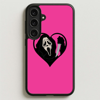 Heart face - Halloween Phone Case for Galaxy S25FE