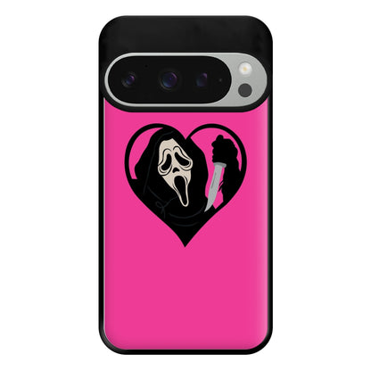 Heart face - Halloween Phone Case for Google Pixel 9 Pro XL