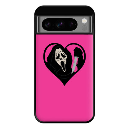 Heart face - Halloween Phone Case for Google Pixel 8 Pro