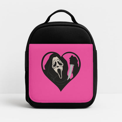 Heart face - Halloween Insulated Lunchbox