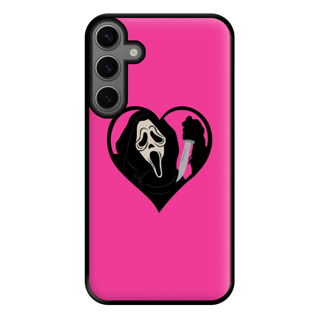 Heart face - Halloween Phone Case for Galaxy S23FE