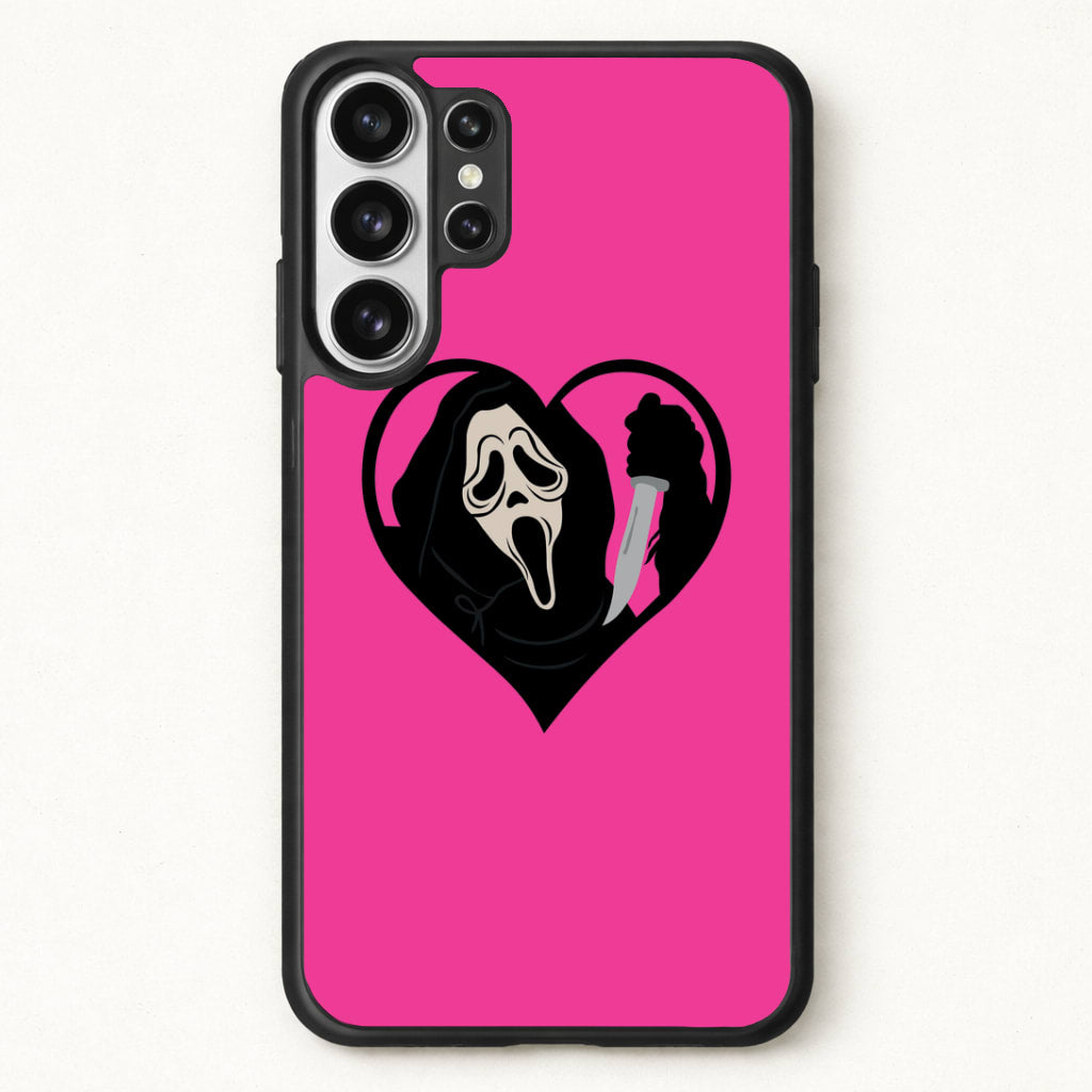 Heart face - Halloween Phone Case for Galaxy S26 Ultra