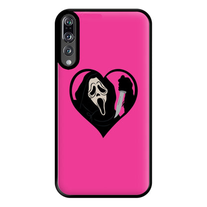 Heart face - Halloween Phone Case for Huawei P20 Pro