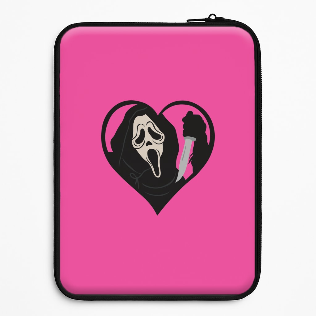 Heart face - Halloween Laptop Sleeve