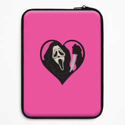 Heart face - Halloween Universal Laptop Sleeve