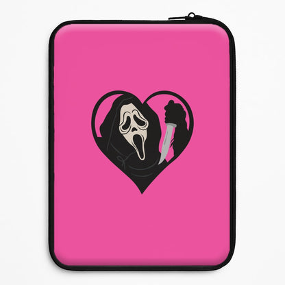Heart face - Halloween Universal Laptop Sleeve