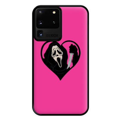 Heart face - Halloween Phone Case for Galaxy S20 Ultra