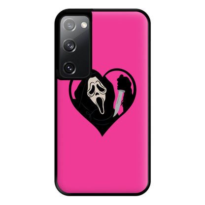 Heart face - Halloween Phone Case for Galaxy S20