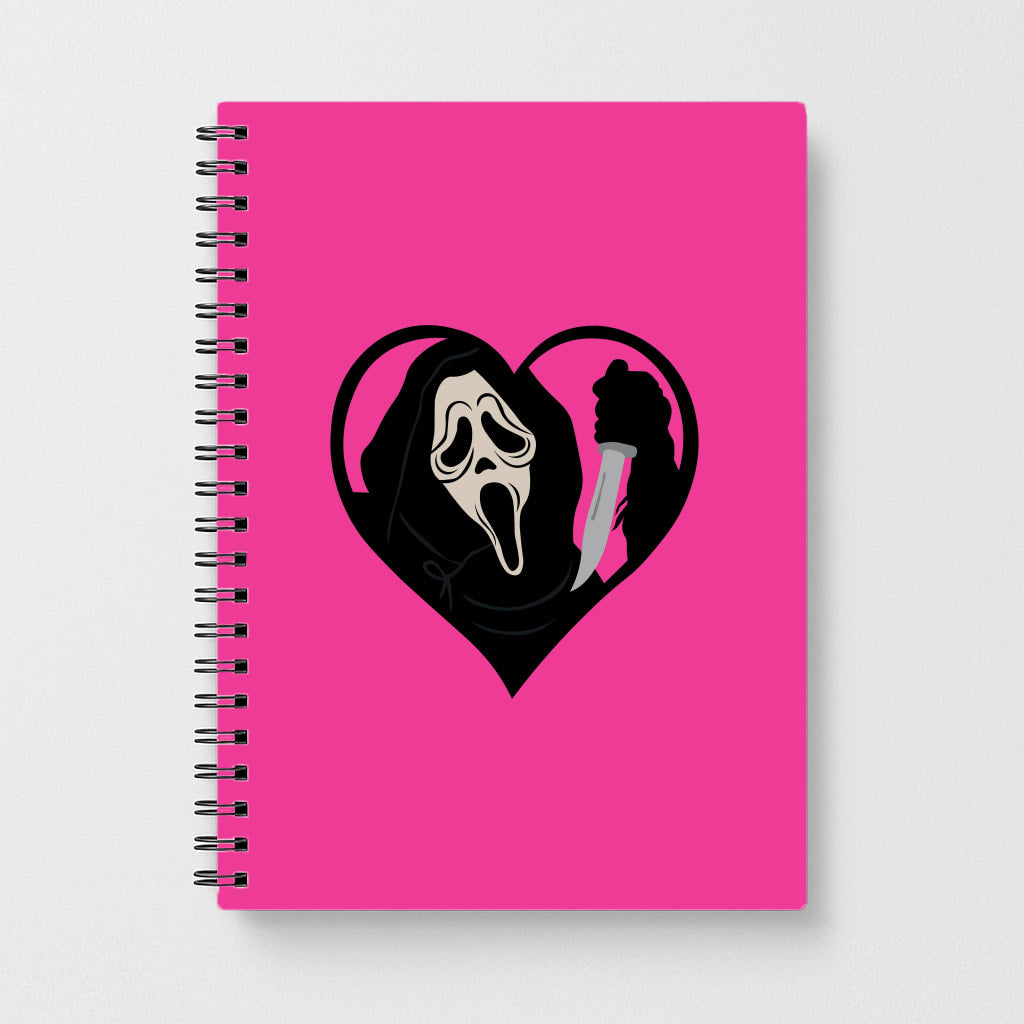 Heart face - Halloween Notebook